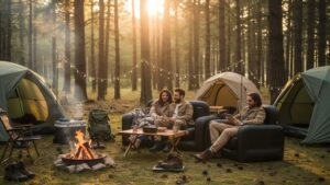 Glamping looks like this