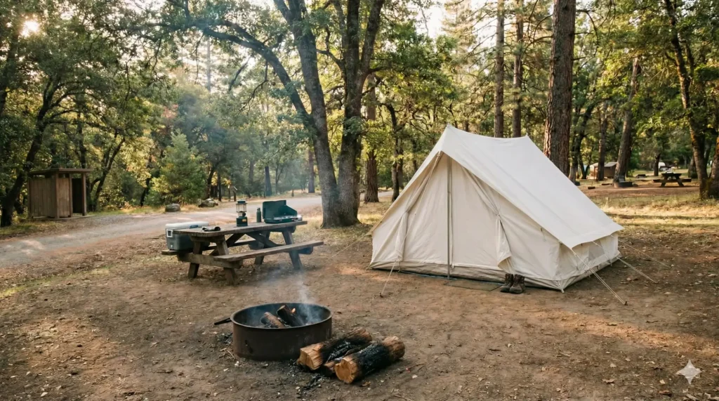 A great outdoor campsite