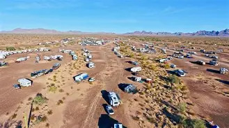 Quartzsite, Arizona, is a legendary destination for camping