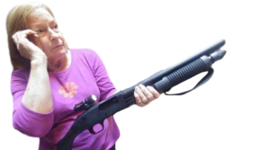Retired Woman - Shotgun